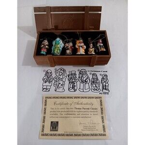 Thomas Pacconi Classics 2004 Christmas Ornaments In Box & COA